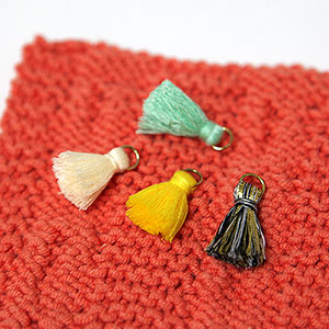 [Zipper/Zipper Hook/Charm] Mini Tassel Zipper Hook
