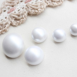 [pearl button] Convex pearl button (10,11,13,15,18,25mm)
