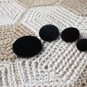 [Other Buttons] Simple Velvet Button (18mm/20mm/25mm/30mm/35mm/40mm)