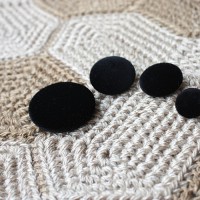 [Other Buttons] Simple Velvet Button (18mm/20mm/25mm/30mm/35mm/40mm)