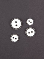 [Horn Button] Cheek 2 Hole Button (11mm/13mm/15mm/18mm)