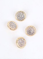 [Metal Button] Crystal Seed Button (17mm)