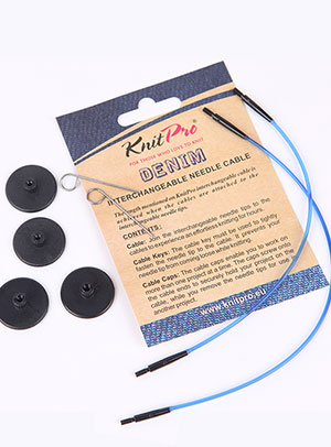 [KnitPro] KnitPro Denim Assembly Short Tip Dedicated Cable (Including Needle Length: 27cm&30cm)