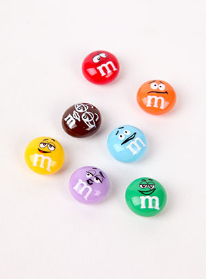 [Character Button] Chocolate Candy Button (15mm)