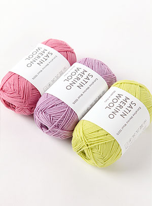 Satin Merino Wool (1ball/50g)