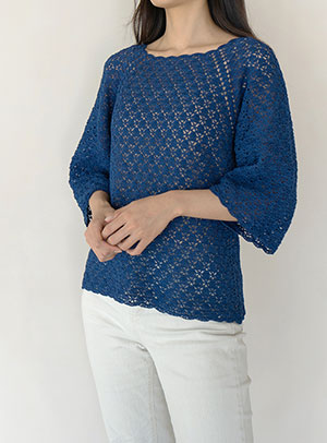 [PDF pattern] Casaria Square Summer Knit pattern