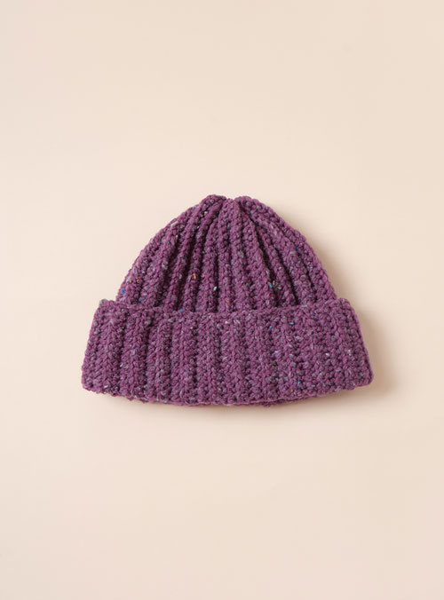 [PDF Pattern] Phil Merino Cloud Crochet Corrugated Beanie (Video)