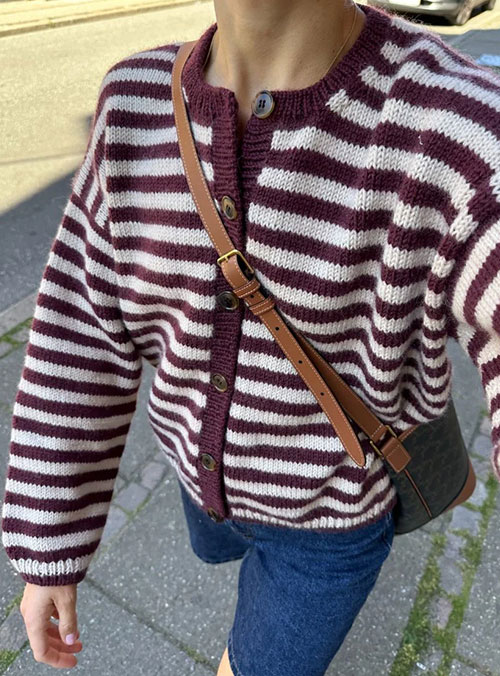 [PDF pattern] [PetiteKnit] Olga jacket pattern (translation + English)