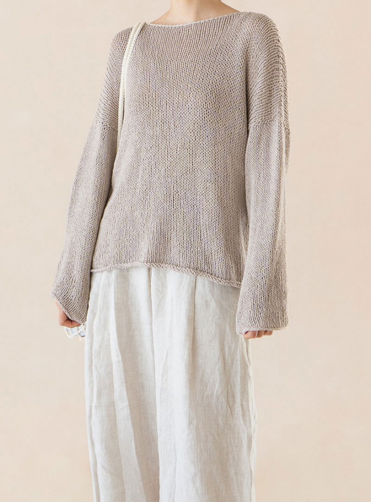 [DIY] Linendale Top Down Net Knit (Video)