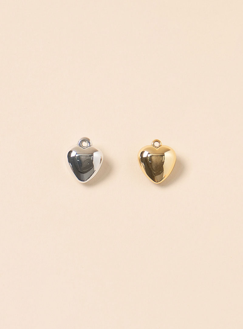 [ribbon/tape/race] metallic plump heart