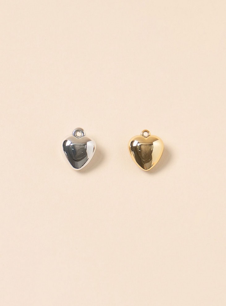 [ribbon/tape/race] metallic plump heart