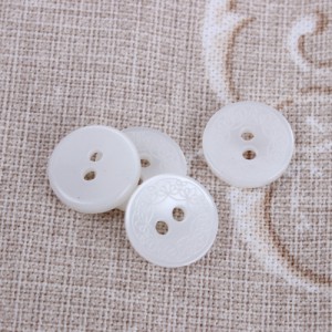 [Basic Button] Flower Border Pattern Button (11mm)
