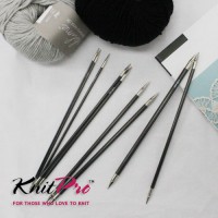[KnitPro] KnitPro Carbonz Glove Needle 20cm (1.0/1.25/1.5/1.75/2.0/5.5)