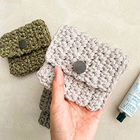 [DIY] Cotton 10 Beginner Card Wallet (Video)