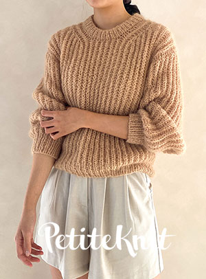 [DIY][PetiteKnit] Satin Alpaca Mohair September Sweater