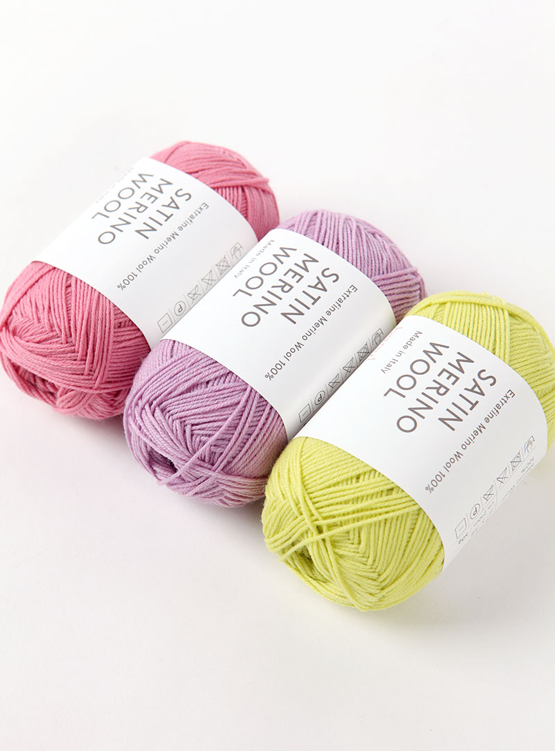Satin Merino Wool (1ball/50g)
