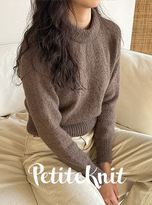 [DIY] [petiteknit] Satin Merino Wool&Satin Alpaca Mohair Stockholm Sweater (XS~XL size included)
