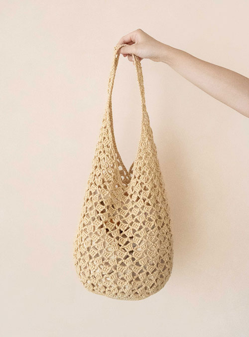 [DIY] Cupro Raffia Mallorca Net Bag (Video)