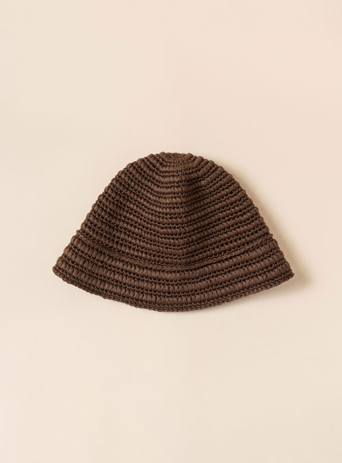[PDF pattern] Cupro Raffia Woven Bucket Hat Pattern (Video)
