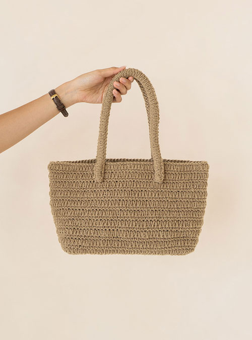 [PDF pattern] Flexible woven tote bag pattern (video)