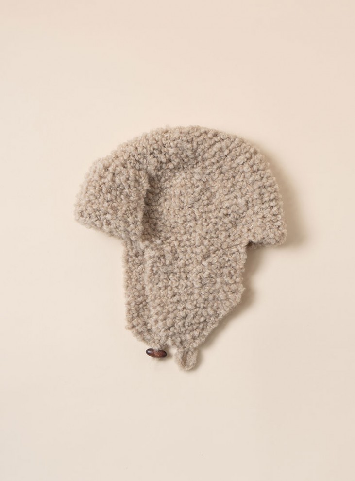 [PDF pattern] Highland Alpaca Boucle Ear Flap Hat Pattern (Video)