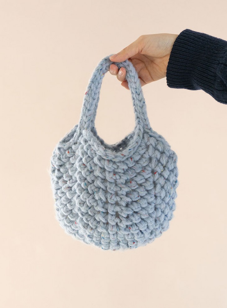 [DIY] Buddy Buddy & Nepfine Mohair Cotton Candy Mini Bag (Video)