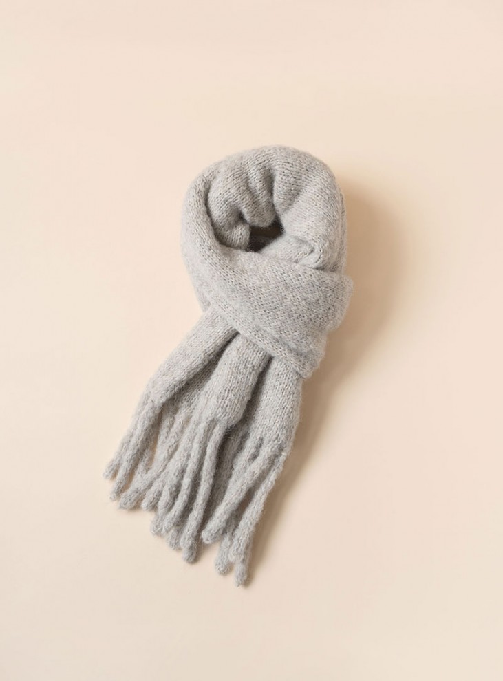 [DIY] Brushed Alpaca Peruvian Berlin Scarf (Video)