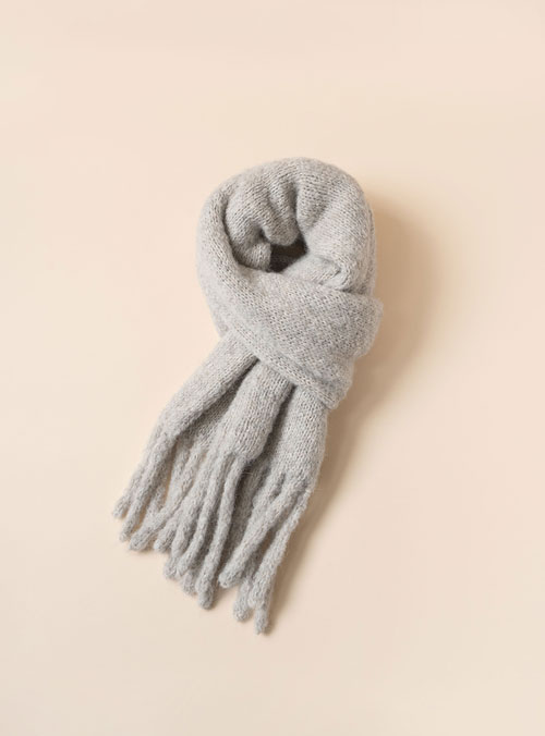 [DIY] Brushed Alpaca Peruvian Berlin Scarf (Video)