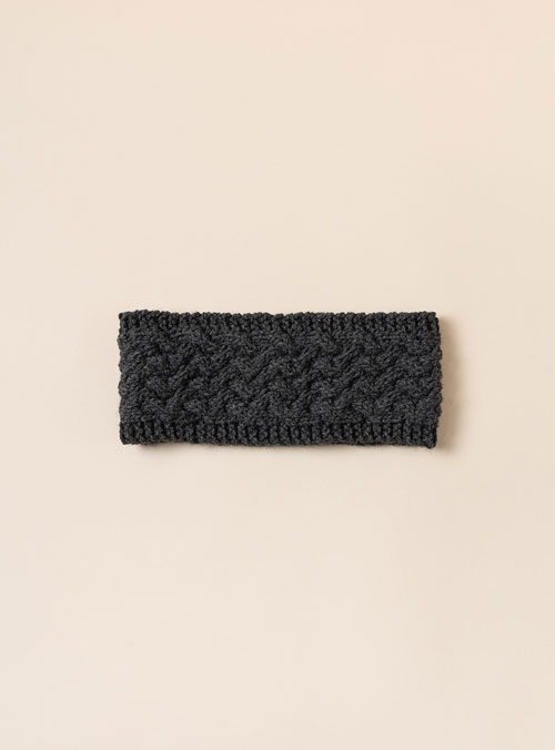 [PDF pattern] Fork Wool Vintage Herringbone Hairband (video)