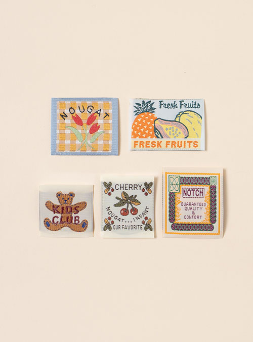 [Tag/Labels/Wappen] Vintage Labels 3 (5 types)