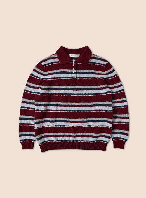 [Paper pattern] Somewhere Butter Pigment Wool Cop Stripe Knit pattern (collaboration)