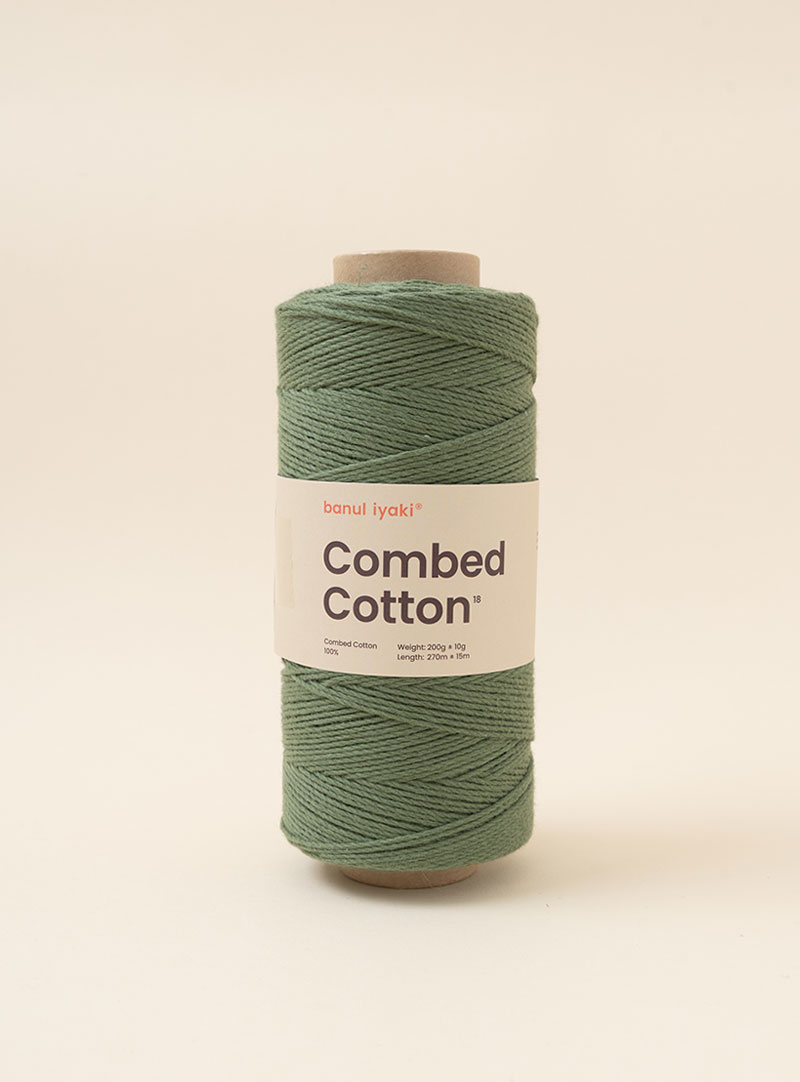 Combed Cotton 18 (1 ball/200g ± 10g, excluding tube)