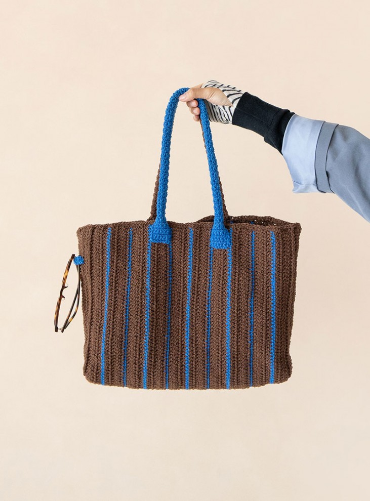 [DIY] Satin Stripe Big Bag (Video)