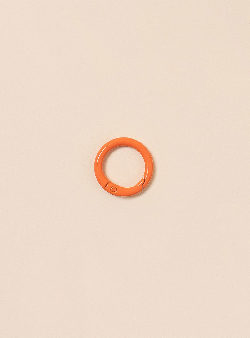 Color metal keyring (open O-ring)