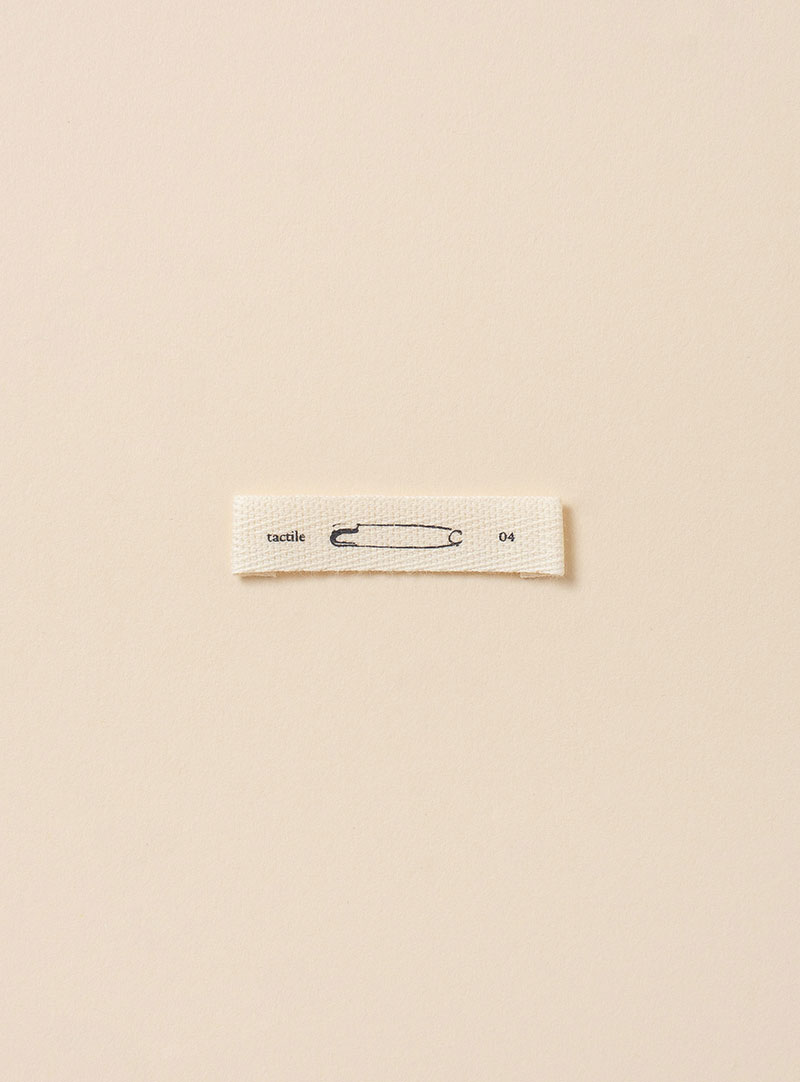 [Tags/Labels/Wappens] Safety Pin Herringbone Labels