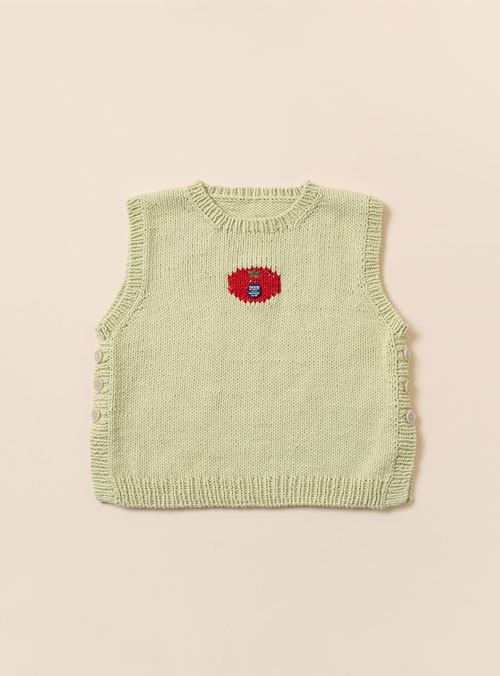 [DIY] Baby Cotton Stitch Kids Vest (Video)