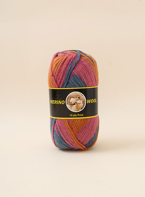 Merino Wool 10ply Print(1ball/100g±10g)